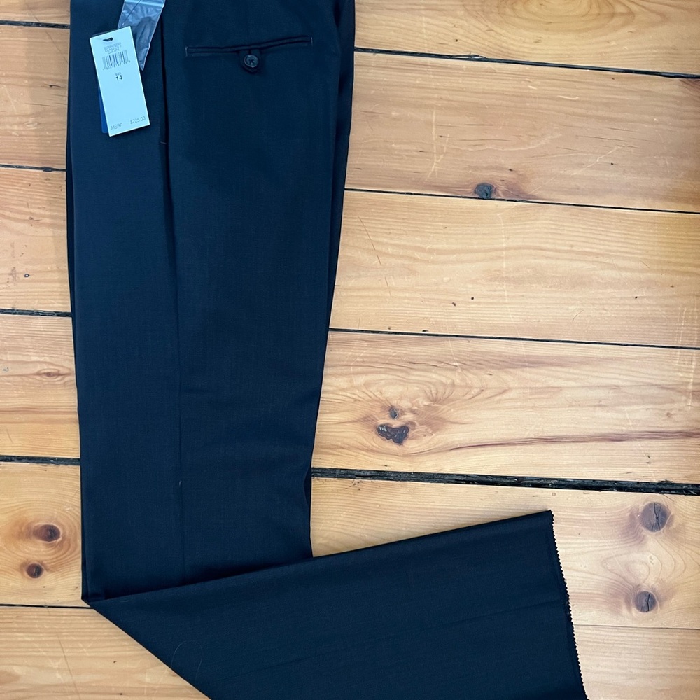 Ralph Lauren size 14 boys wool pant charcoal